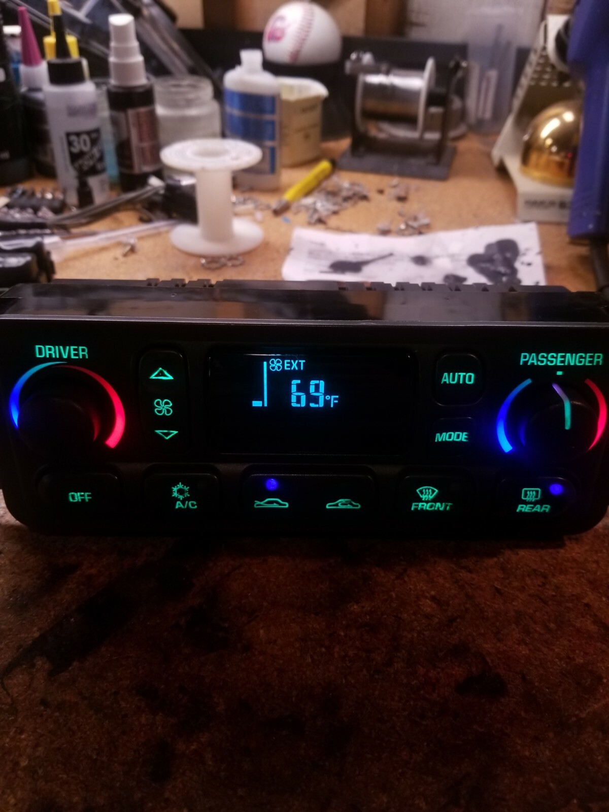 C5 Corvette Climate Control HVAC LED Upgrade REPAIR SERVICE 97-04 A/C 