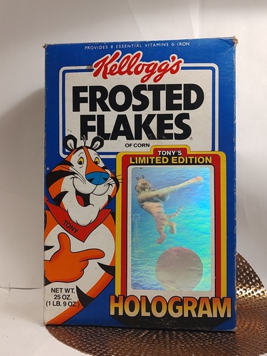 Kellogg's Frosted Flakes Cereal New Box Tony the Tiger