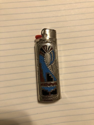 Case With Turquoise Intricate Design For Bic