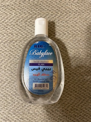 RDL Babyface Facial Cleanser Plain 250ML each
