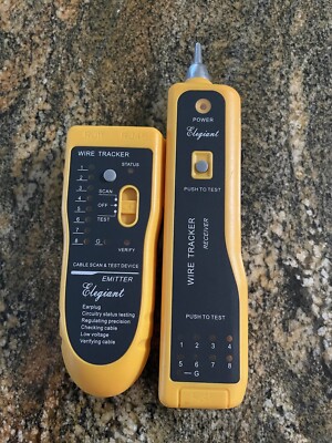 Yellow RJ45 RJ11 Multi-purpose Wire Tracker  - Telephone Network Wire Lan Cable