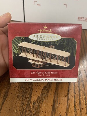 The Flight At Kitty Hawk`1997`The Sky's The Limit,Hallmark Christmas Ornament