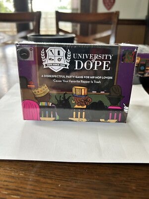 University Of Dope Card Game A Disrespectful Party Game For Hip Hop Lovers