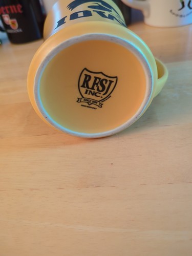 University of Iowa Buckeyes Collegiate RFSJ INC Coffee Mug 15oz Yellow Mint