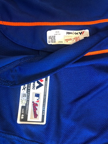 Corey Oswald New York Mets Game Used Jersey Pitched Vs Cardinals And Red Sox