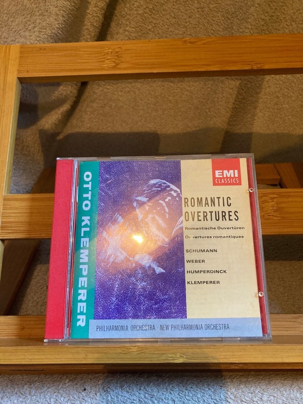 Klemperer Philharmonia Orchestra Ouvertures Romantiques Cd Emi Classics 1991