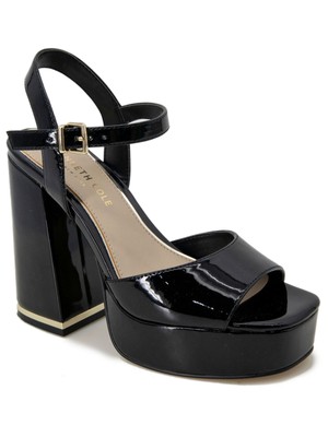 Женские черные босоножки на платформе и открытом каблуке KENNETH COLE NEW YORK 1-1/2, 7 м