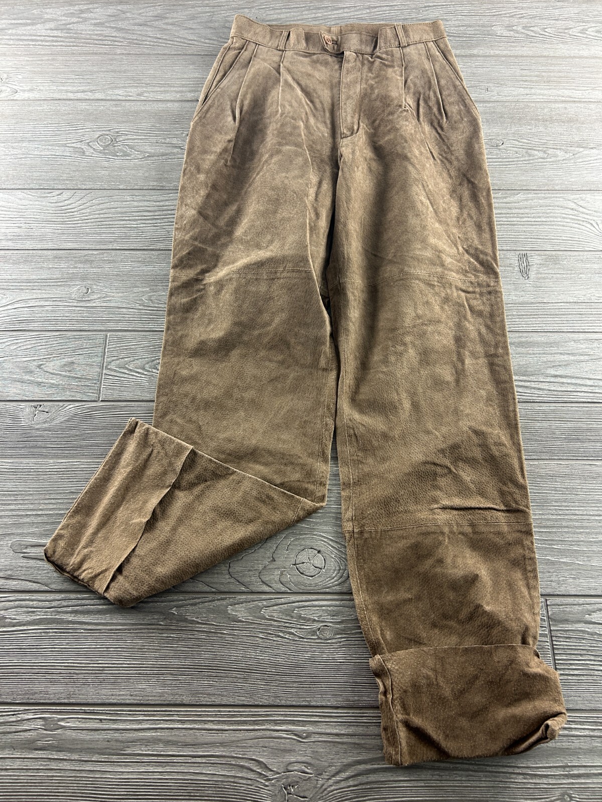 未使用 POST O'ALLS Brown Suede Pants USA製 未使用 POST O´ALLS Brown Suede Pants USA製