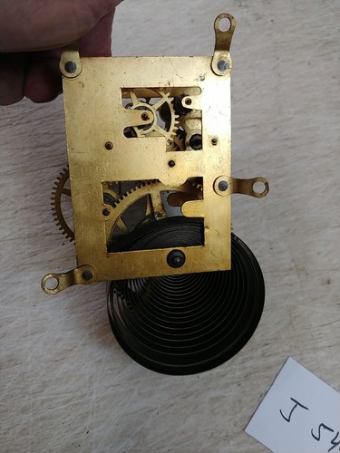 ANSONIA  SCHOOL HOUSE REGULATOR  WALL CLOCK MOVEMENT A TIME ONLY