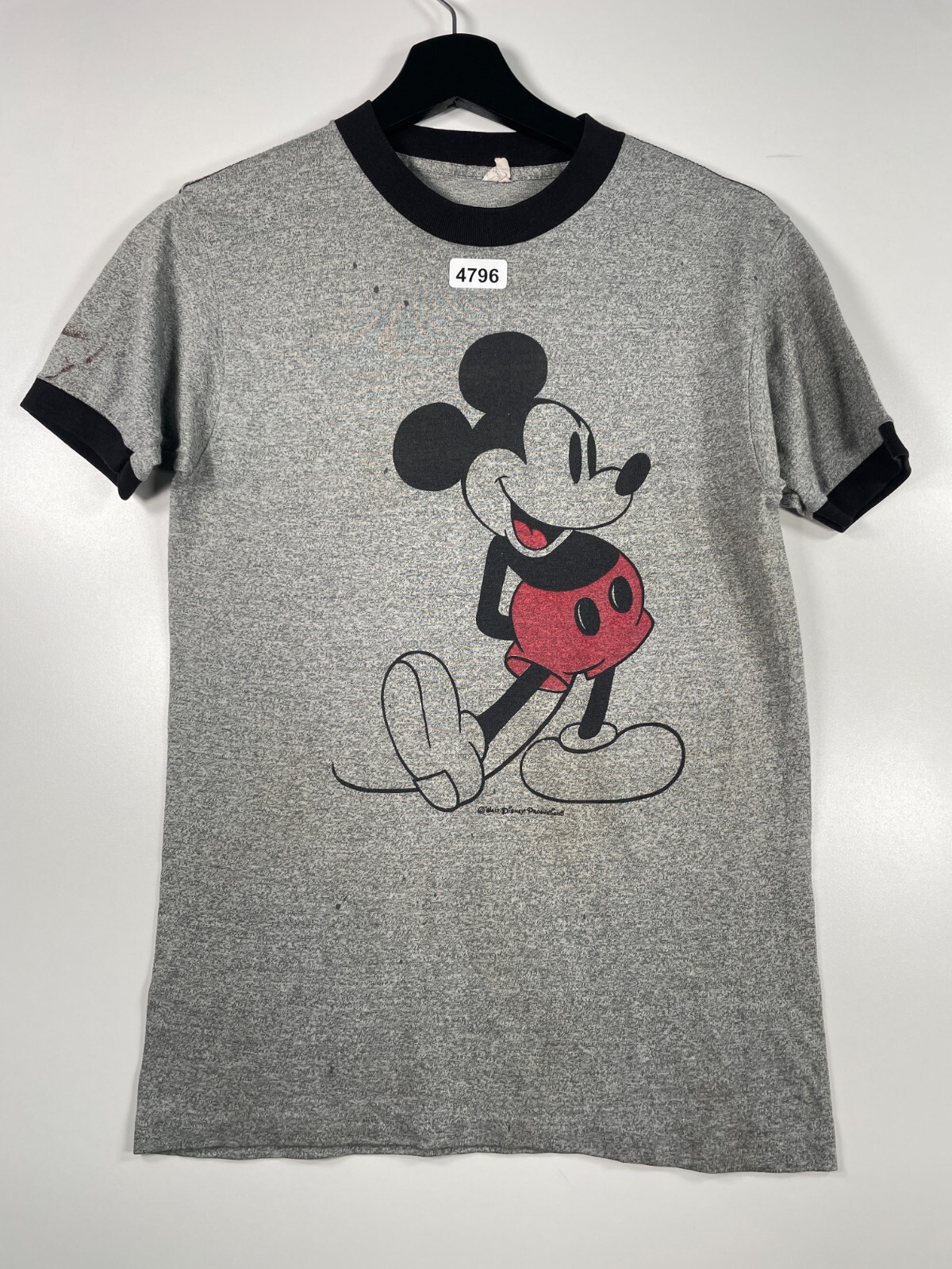 Mickey Mouse×Tropix Togs Tシャツ (6-8) Vtg Tropix Togs Mens Mickey Mouse Graphic Ringer Tee T Shirt