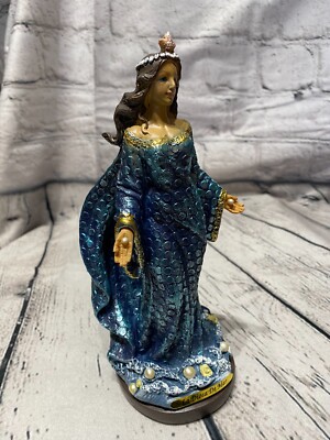 8'' Yemaya Orisha Diosa Del Mar Yemaja Protectora Fertilidad Santeria YorubaRelig