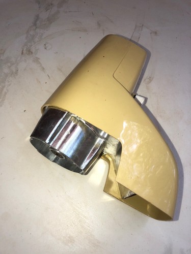 Vintage Osterizer Icer Blender Attachment Ice Crusher Model 435 Gold Color OSTER