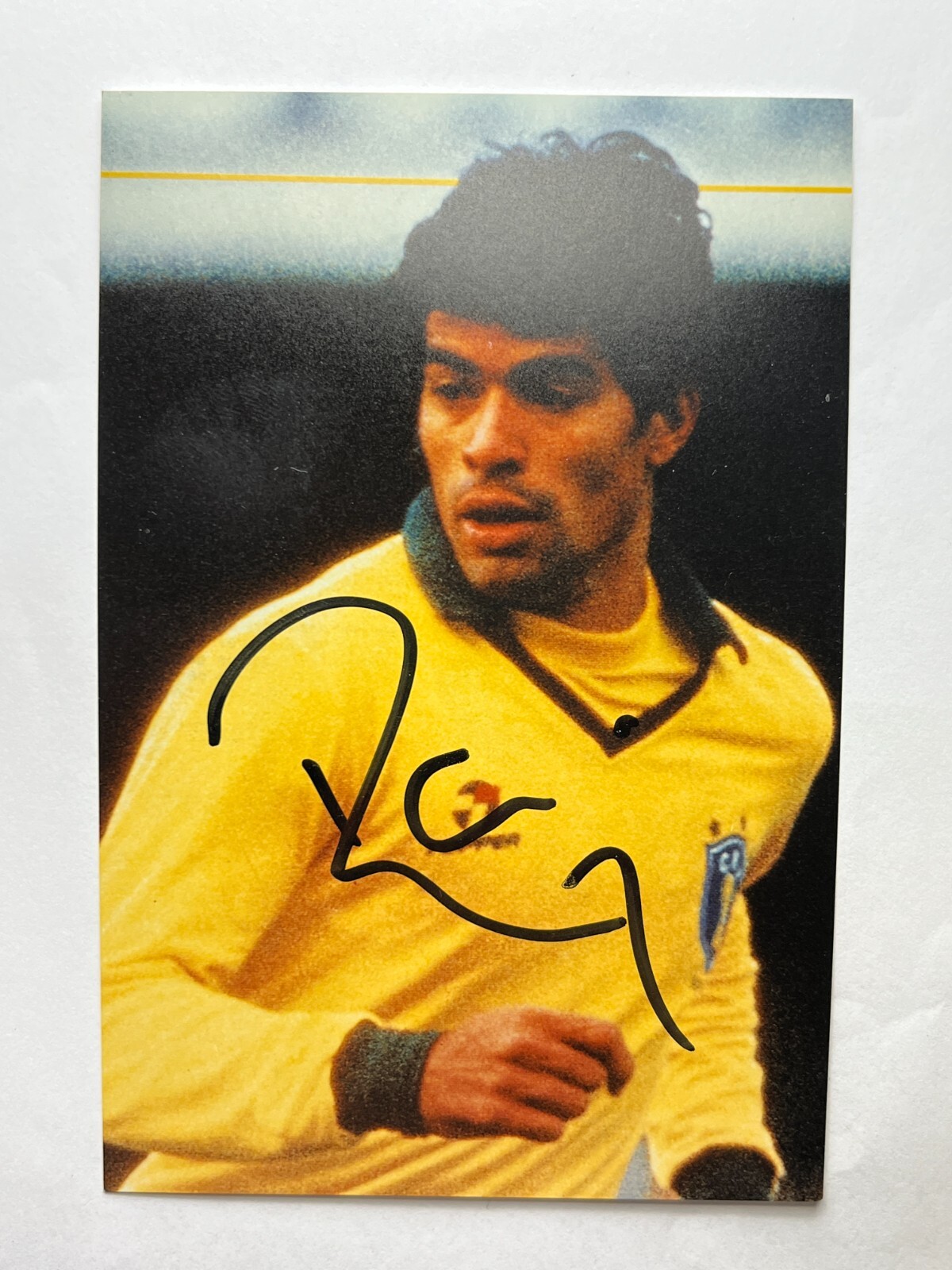 Autograph RAI-49 Caps BRAZIL-WC94-Raí-Ex-PSG-Sao Paulo