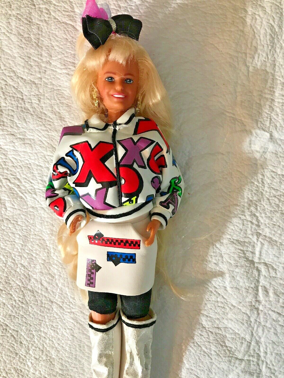 XUXA Doll Superstar Brazil GLITTER MAGIC 1993 Latin America Rose Art