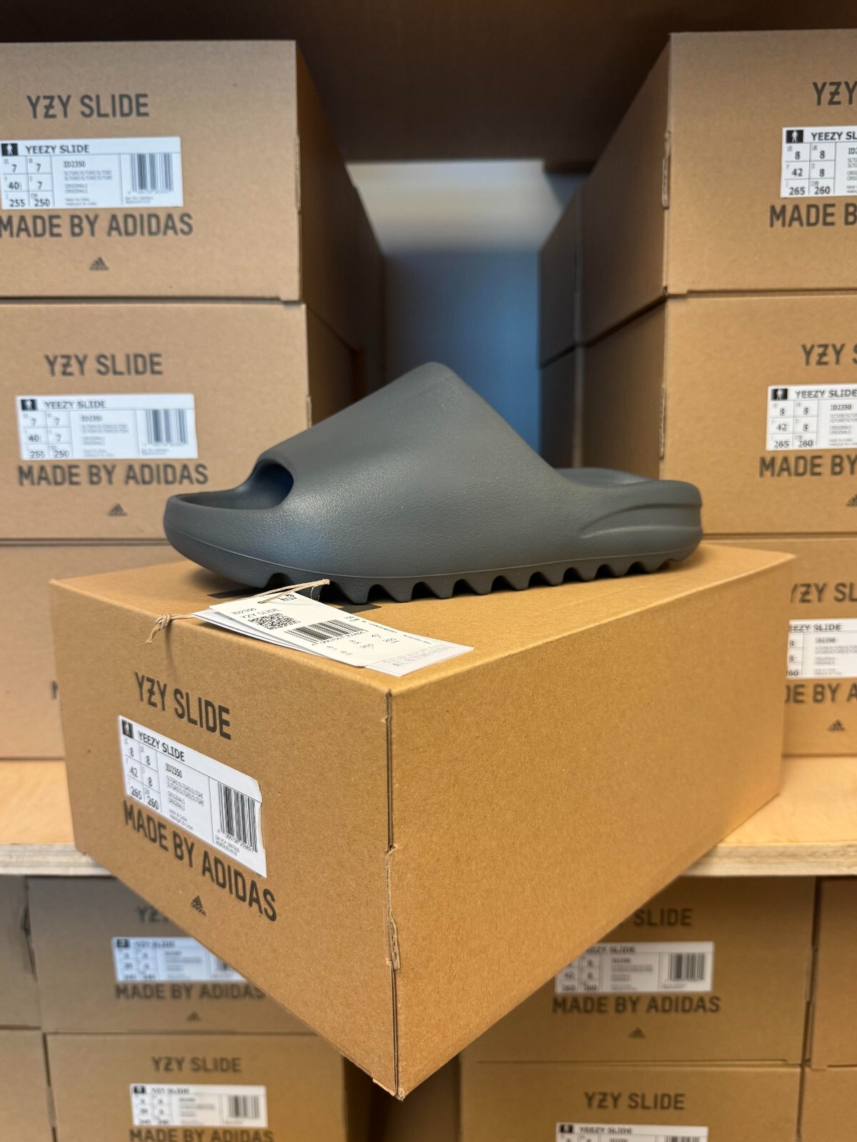 靴 26.5 adidas YEEZY Slide \"Slate Grey\" ADIDAS YEEZY SLIDE 