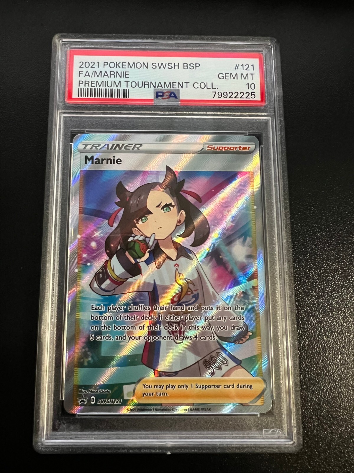 【psa10】2020 Pokémon SWSH FA/Marnie hr 2020 Pokemon: MARNIE 200/202 Full Art Sword & Shield Base