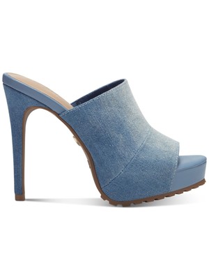 

THALIA SODI Женские синие босоножки без шнуровки на каблуке Cindie Stiletto 1 на платформе 6,5 м, Синий, SY015-6TH