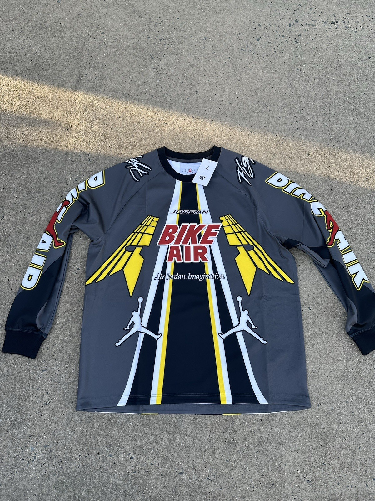 Size XL - Men's Jersey Iron Grey Bike Air Nike Nigel