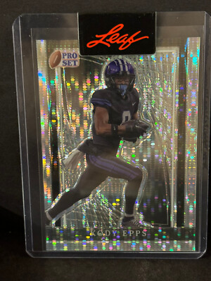 2024 Leaf Pro Set SILVER Pre-Production Proof KODY EPPS Football 1/1