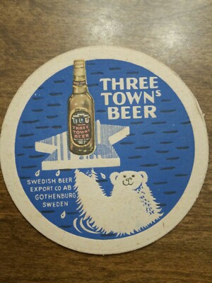 Three Towns Beer Coaster