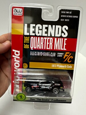Auto World Legends of the Quarter Mile Don ''The Snake''Prudhomme Slot Car Black