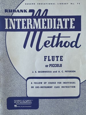 Rubank Intermediate Method For Flute Music Book