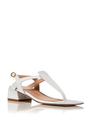 

STUART WEITZMAN Женские белые кожаные босоножки на блочном каблуке Cayla, Белый, S0776