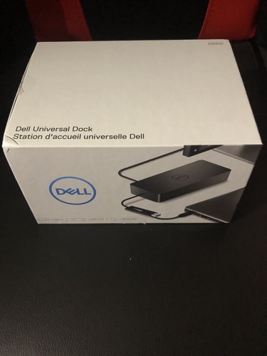 New/Open Box Dell D6000 Universal Docking Station UHD-5K USB-C USB 3.0 HD