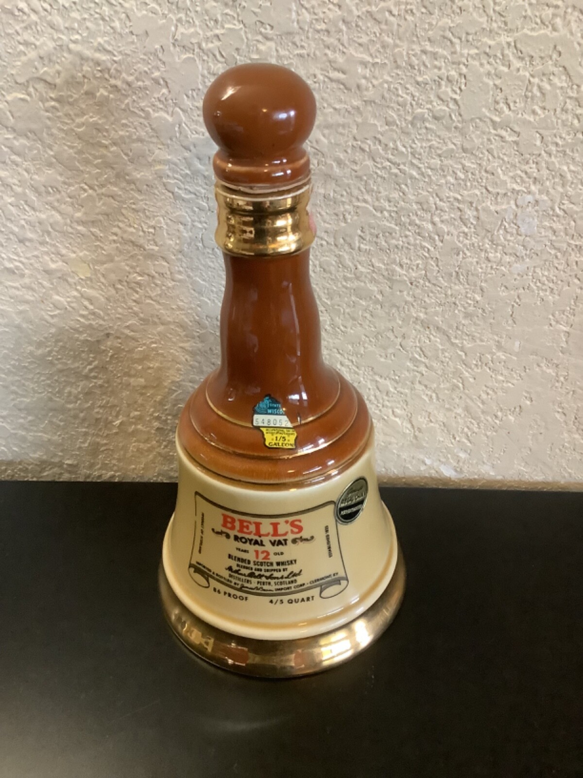 Bell's Scotch Whisky Vintage Bell Bottle Scotland Regal