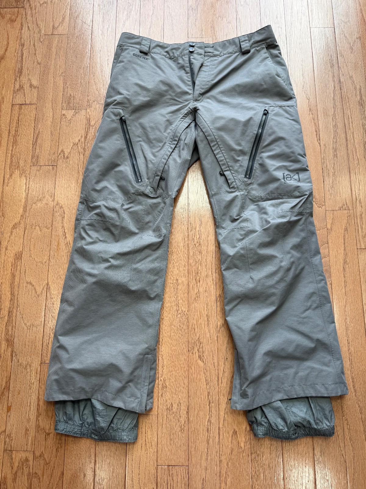 スノーボード BURTON AK GORE-TEX MAK 2L STAGGAR JK Burton AK 2L Stagger Gore-Tex Snowboard / Ski Pants Gray