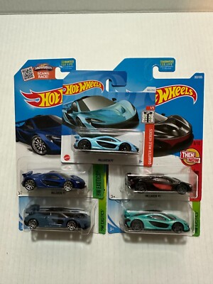Hot Wheels McLaren P1 Lot - 1/4 Mile -Exotics Then and Now- Mclaren Senna Forza