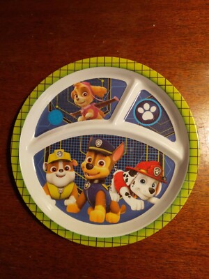 Paw Patrol Melamine Zak! Designs Kids Plate ~ 8''