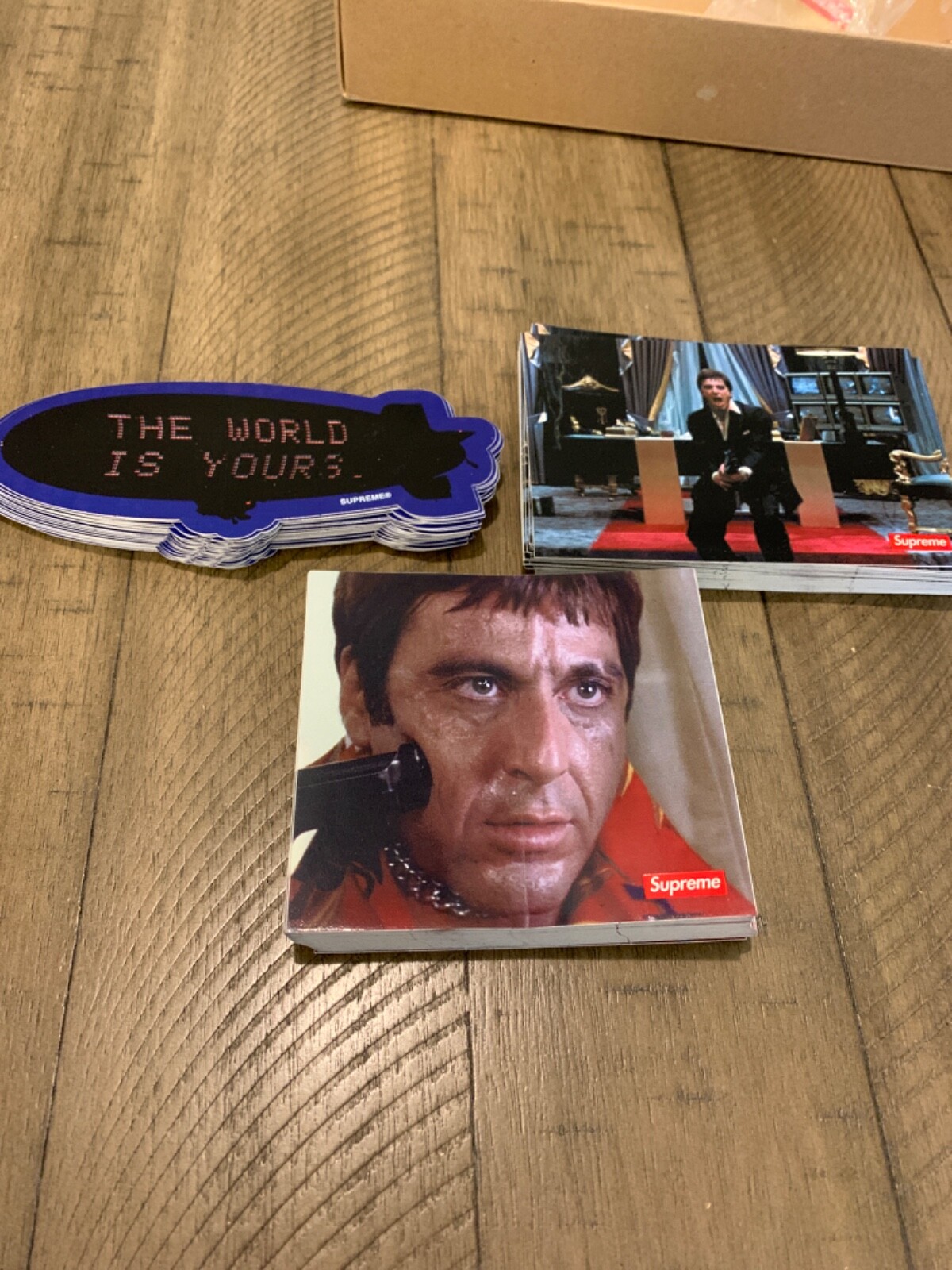 Supreme Scarface Say Hello World is Yours Sticker 100 Supreme Scarface Say Hello World is Yours Sticker 100