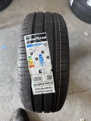 1x Brand New Single Goodyear 195 45 16 84V EfficientGrip Performance tyre