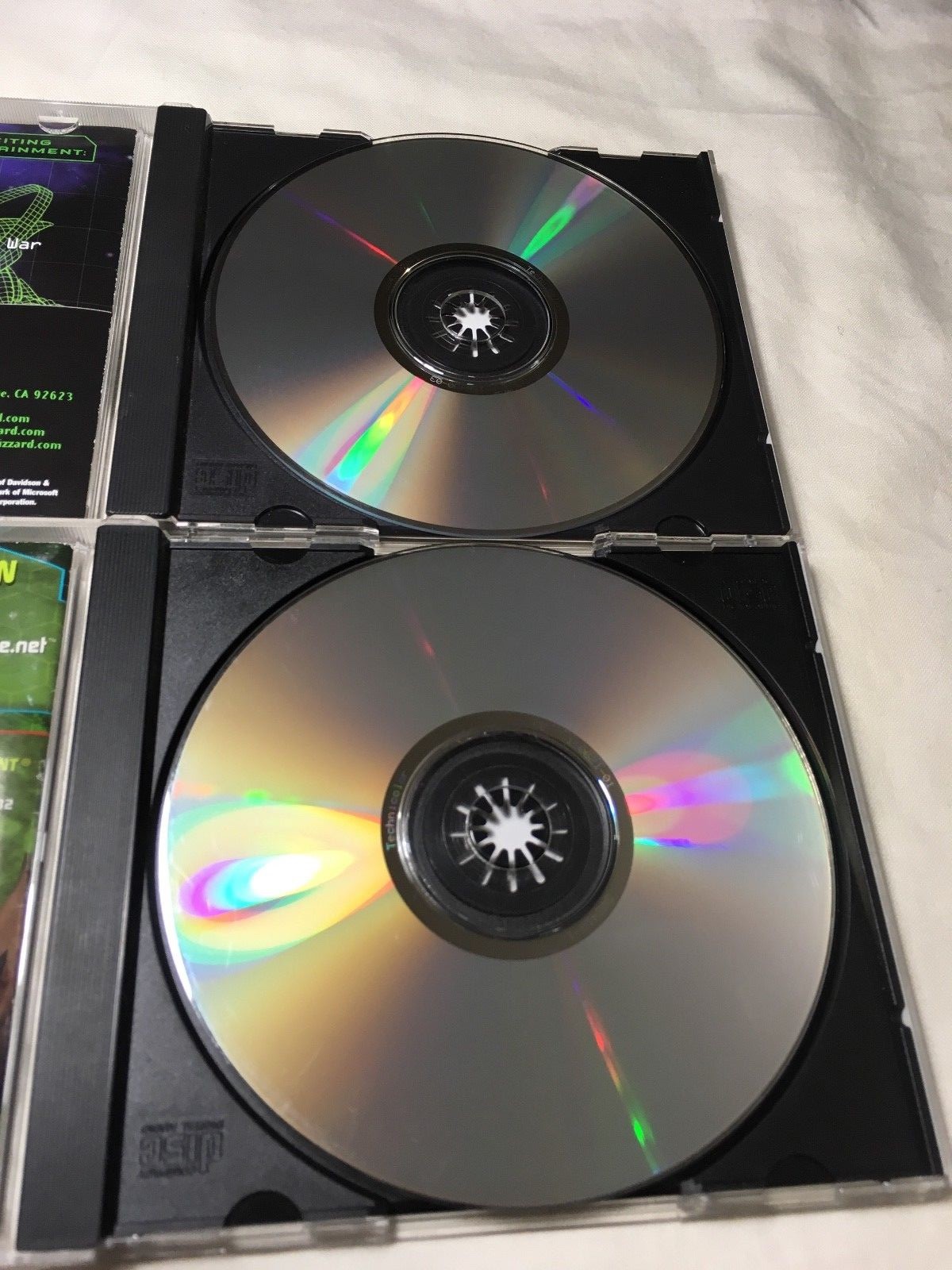 Starcraft and StarCraft: Brood War PC Bundle (w/ booklet & unit reference)