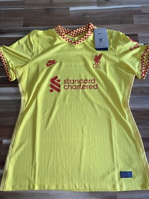 Women's Nike 2021/22 Liverpool FC Stadium Third Soccer Jersey S NWT DB6227