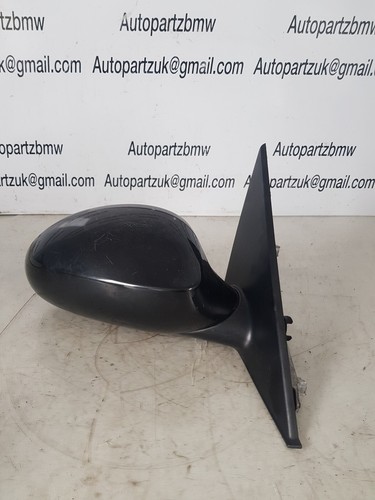 2006 BMW 1 SERIES E87 Driver Wing Mirror Sapphire Black 475/9 Manual Fold #ua3.3