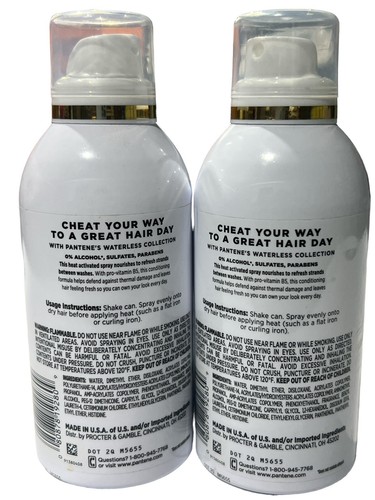 2 Pack Pantene pro-v HOT MAMA Heat Activated Hair Refreshing Spray 5.0 oz