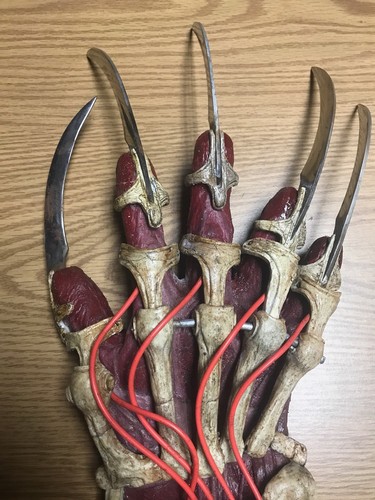 New Nightmare Freddy Kreuger Glove Hand Movie Prop Made By Anders Eriksen