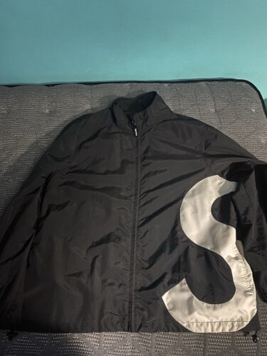 Supreme S Logo Track Jacket Black SS19 | eBay Supreme S Logo Track Jacket Black SS19 | eBay