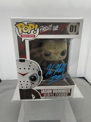 Funko pop Friday the 13th 01 Jason Voorhees Autographed by KANE HODDER
