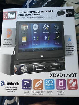 Dual Electronics XDVD179BT 7-inch LED Touch Screen Multimedia Receiver