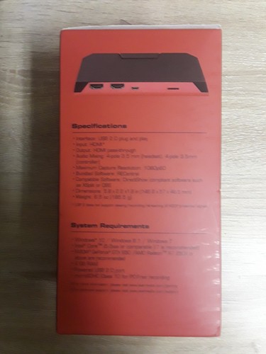 Avermedia LIVE GAMER PORTABLE 2 PLUS 4K Full HD 1080p60 GC513