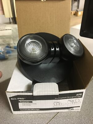 Cooper All Pro Emergency Light White 2 Bulb LED Lamp Wet Rated CLP 023 650 APWR2