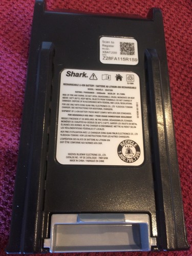 Lithium ION Power Pack Battery XBAT200 Shark Rechargeable battery Only