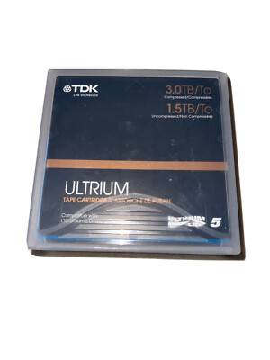 TDK LTO 5 Ultrium 3.0 Tb compressed 1.5TB Uncompressed