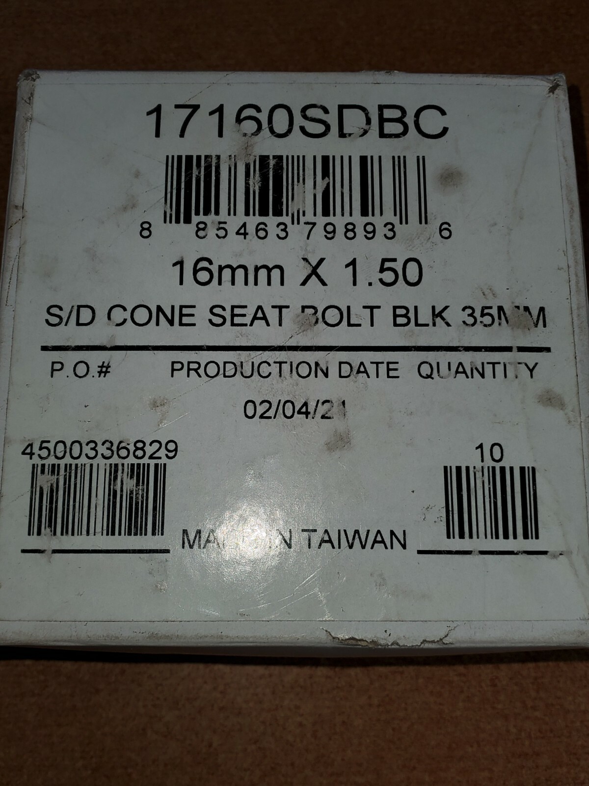 GORILLA CONE SEAT BOLT LACK 35MM 10 COUNT 17160SDBC | eBay GORILLA CONE SEAT BOLT LACK 35MM 10 COUNT 17160SDBC | eBay