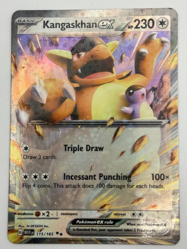 Pokemon TCG Card 151 Collection 115/165 Full Art Rare