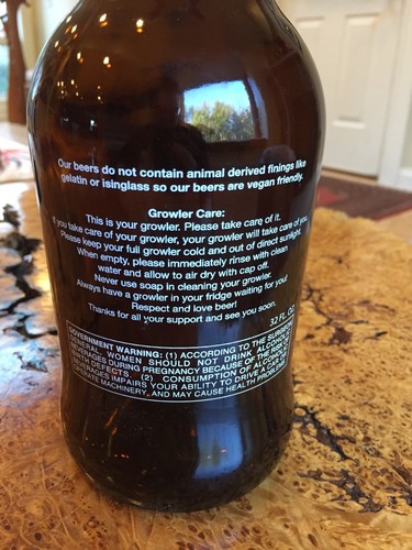 7th Settlement Beer Growler Dover NH. Business now closed for good!