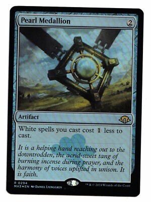 Magic the Gathering Card: Pearl Medallion Foil Modern Horizons 3 #0294 Rare! NM